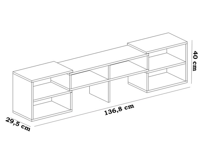 Hanah Home Soporte de TV Blanco Hanah Home Soporte de TV Blanco